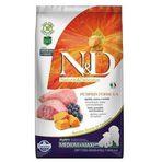 N&D Pumpkin Tahılsız Bal Kabaklı Kuzu Etli ve Yaban Mersinli Orta ve Büyük Irk 2,5 kg Yavru Köpek Maması