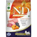 N&D Pumpkin Tahılsız Bal Kabaklı Kuzu Etli ve Yaban Mersinli Ufak Irk Yavru 7 kg Köpek Maması