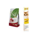 Nd Tahılsız Kısırlaştırılmış Yetişkin Kedi Maması 1,5 Kg + Gimcat Peynirli Multi Vitamin 50Gr