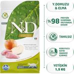 N&D Tahılsız Yaban Domuzu Etli Elmalı 1 kg Açık Kedi Maması