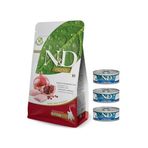 N&D Tavuklu Ve Narlı Tahılsız Yavru Kedi Maması 1,5 Kg Kitten Konserve 3 Adet