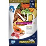 N&D Tropical Selection Kısır Kedi (4+1)5Kg Kuzu Etli Tropikal Meyveli Kısırlaştırılmış Kedi Maması