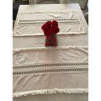NDC Home Ham Keten Krem 2li Vintage Runner (40 x 80) - 40 x 80 cm