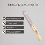 NDR Knives Patlıcan Kabak Biber Sebze Oyma Bıçağı 4 Adet
