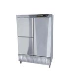 Ndustrio CPG-203-UC 1 Tam 2 Yarım Kapılı Üstten Motorlu Dik Tip Gastronorm Buzdolabı