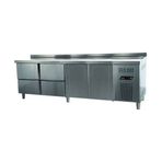 N'dustrio TNG-74-4D Tezgah Tip Gastronorm 4 Çekmeceli 2 Kapılı Derin Dondurucu