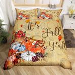 NDXRWDZR Çift Kişilik Nevresim Takımı, Kabak Nevresim Takımı, Fermuarlı Kapama, Aldults Çocuklar için Yumuşak Hipoalerjenik Mikrofiber Yorgan Kılıfı 200x200 cm + 2 Yastık Kılıfı 50x75 cm