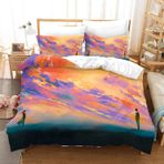 NDXRWDZR King Size Nevresim Takımı Karikatür Nevresim Fermuarlı Nevresim Takımı Aldults Çocuklar için Yumuşak Hipoalerjenik Mikrofiber Yorgan Kılıfı 230x220 cm + 2 Yastık Kılıfı 50x75 cm