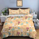 NDXRWDZR King Size Nevresim Takımı Sarı Alpaka Nevresim Fermuarlı Kapamalı Yatak Seti Aldults Çocuklar için Yumuşak Hipoalerjenik Mikrofiber Yorgan Kılıfı 230x220 cm + 2 Yastık Kılıfı 50x75 cm