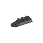NE-AD 1X16A 220V Kauçuk Üçlü Grup Priz 4103 - 01-Siyah