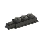 NE-AD 1X16A Kauçuk Monofaze 3'lü Grup Priz