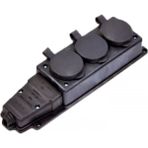NE-AD 1X16A Kauçuk Üçlü Grup Priz