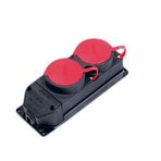 NE-AD 4009 KAUÇUK 3 x 25 A 2Lİ GRUP PRİZ