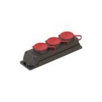 NE-AD Kauçuk 3X25 A 3'lü Grup Priz 4012