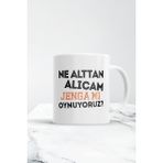 Ne Alttan Alıcam Jenga Mı Oynuyoruz Kupa Bardak - 1 Adet - 199 ml