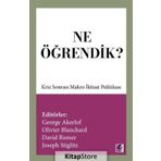 Ne Öğrendik? - George Akerlof Olivier Blanchard