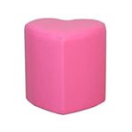 ne-sil home furniture Pembe Kalpli Puf Ayak Dayama Pufu Oturma Puf 40x40x40