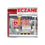 Ne Verelim Size 14 Şubat Sevgililer Günü Vitrin , Cam , Kapı Özel Sticker Süsü ( Eczane Için )