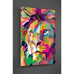 Ne Verelim Size Aslan Pop Art Cam Tablo