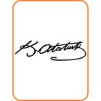 Ne Verelim Size Atatürk Imza Oto Özel Sticker Siyah 33*10 Cm