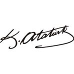 Ne Verelim Size Atatürk Imza Oto Özel Sticker,