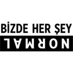 Ne Verelim Size Bizde Her Şey Normal Oto Cam Özel Sticker Oto Özel Sticker 20*8 Cm
