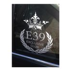 Ne Verelim Size Bmw E39 Exclusive İçin Özel Uyumlu Aksesuar Club Oto Özel Sticker Adet 18*5 Cm