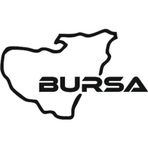 Ne Verelim Size Bursa İl Haritası Oto Cam Özel Sticker 14*8 Cm