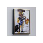 Ne Verelim Size Çerçeveli Jean Michel Basquiat Stardust Saksafon Kanvas Tablo, Sokak Sanatı, Pop Art-4963