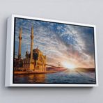 Ne Verelim Size Çerçeveli Ortaköy Camii Ve Boğaziçi Köprüsü Manzarası Dekoratif Kanvas Tablo-6504