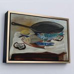 Ne Verelim Size Çerçeveli Picasso-Balık Ve Kızartma Tavası Tablo-7102