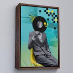 Ne Verelim Size Çerçeveli Plak Kafalı Adam Pop Art Tablosu-7877