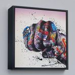 Ne Verelim Size Çerçeveli Sokak Graffiti Duvar Sanatı Kanvas Tablo, Banksy Renkli Graffiti Pop Art-5337