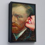Ne Verelim Size Çerçeveli Vincent Van Gogh Kulağını Isıran Kadın Pop Art Tablo-6486
