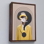 Ne Verelim Size Çerçeveli Yüzünde Kuş Olan Adam Pop Art Tablo-7848