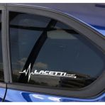 Ne Verelim Size Chevrolet Lacetti İçin Uyumlu Aksesuar Yan Kapı Cam Sticker Oto 20*7cm - Standart - Siyah