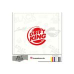 Ne Verelim Size Drift King İçin Özel Uyumlu Aksesuar Oto Cam Özel Sticker Kırmızı 20 Cm