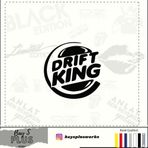 Ne Verelim Size Drift King İçin Özel Uyumlu Aksesuar Oto Cam Özel Sticker Siyah 20 Cm