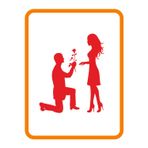 Ne Verelim Size Evlilik Teklifi Oto Cam Özel Sticker Kırmızı 24*20 Cm