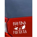 Ne Verelim Size Hakuna Matata Oto Sticker Beyaz 15 cm - Standart - Siyah