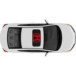 Ne Verelim Size Honda İçin Özel Uyumlu Aksesuar Sunroof Oto Özel Sticker Kırmızı