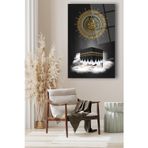 Ne Verelim Size İhlas Suresi Ve Kabe Dikey Cam Tablo Dini İslami Modern Ev Ofis Salon Hediyelik Büyük Tablo