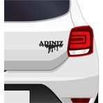 Ne Verelim Size İsim Yazı Oto Özel Sticker 20*11 Cm