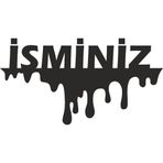Ne Verelim Size İsim Yazı Özel Sticker 15*8 Cm