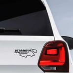 Ne Verelim Size Istanbul Park Harita Rally Oto STICKER25*10 cm - Standart - Siyah