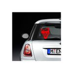 Ne Verelim Size Joker Maske Oto Cam Özel Sticker Kırmızı 30*20 Cm