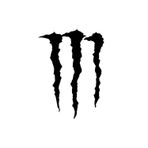 Ne Verelim Size Monster Pençe Oto Özel Sticker Far Ve Cam Özel Sticker Siyah 10*8,5 Cm