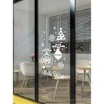Ne Verelim Size Mutlu Yıllar Kartanesi Yılbaşı Cam Vitrin Duvar Süsleme Etiket Özel Sticker 50X100 Cm