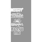 Ne Verelim Size Oto Arka Cam Özel Sticker İngilizce Model 68 40*20 Cm