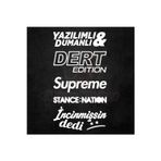 Ne Verelim Size Oto Arka Cam Özel Sticker Model 18 Beyaz 20*37 Cm
